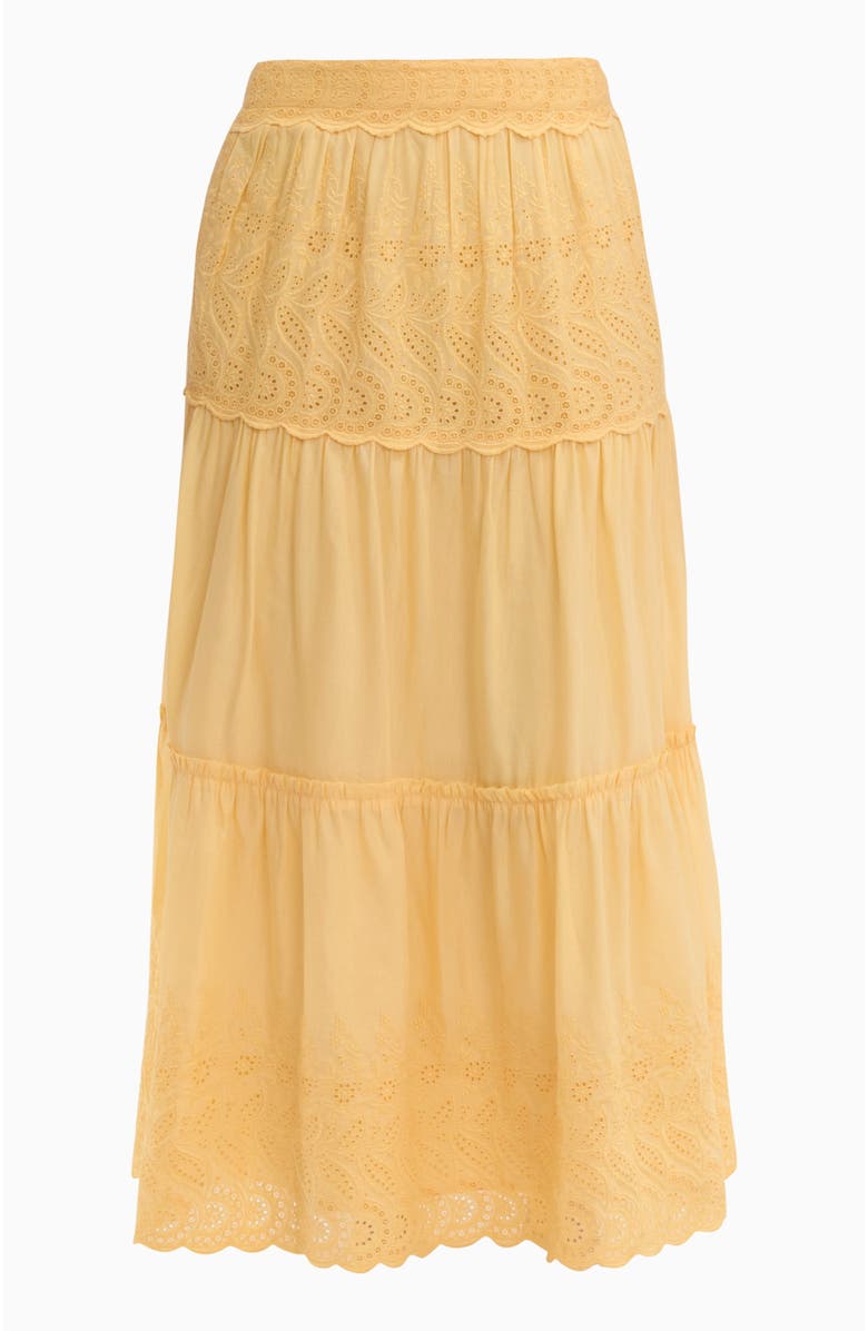 Rebecca Taylor Sabine Skirt, Alternate, color, Daisy Yellow