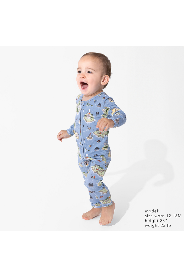 Baby Pirate Cove Convertible Footie, Alternate, color, Pirate Cove