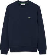 Lacoste Lightweight Cotton Fleece Crewneck Sweatshirt