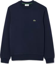 Lacoste Lightweight Cotton Fleece Crewneck Sweatshirt