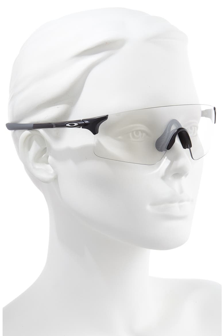 EVZero™ Blades 155mm Photochromatic Rimless Shield Sunglasses, Alternate, color, RUBBER BLACK/ PHOTOCHROMIC