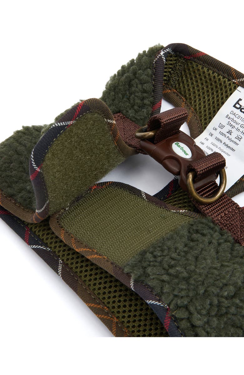 Barbour Fleece Dog Harness, Alternate, color, Olive