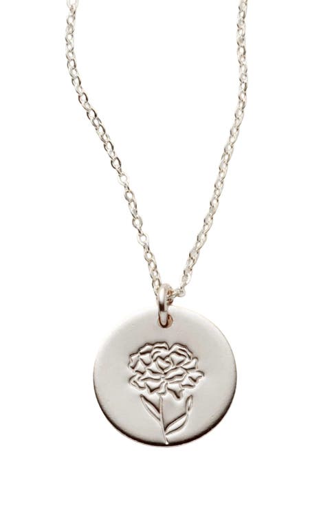 January Birth Flower Necklace