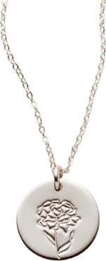 MADE BY MARY January Birth Flower Necklace