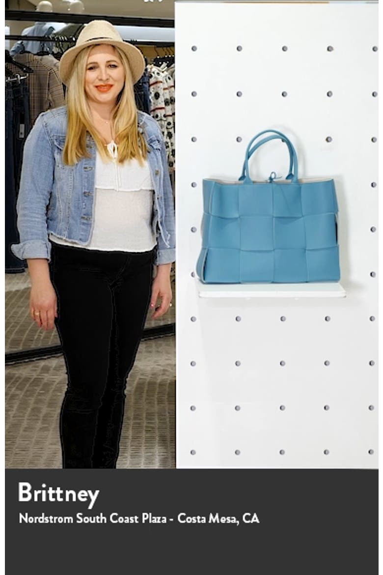 Large Arco Intrecciato Leather Tote video