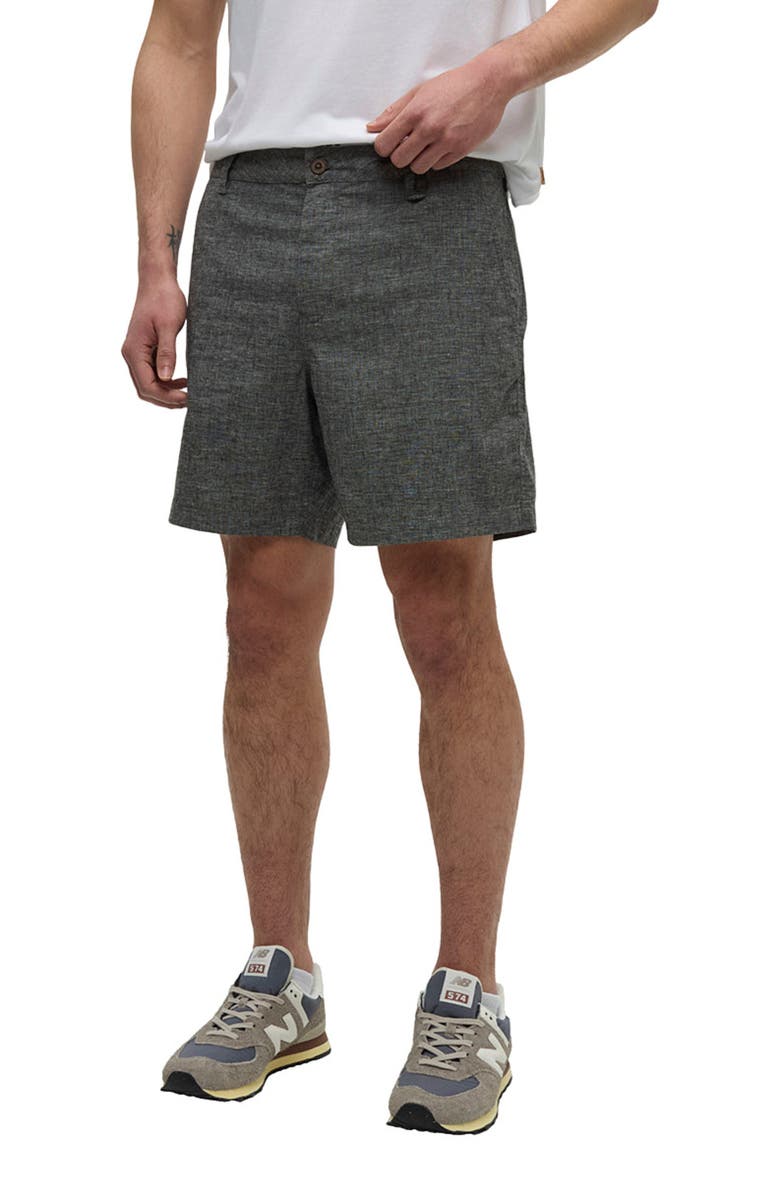 tentree Hemp Latitude 7" Short, Main, color, Graphite Heather