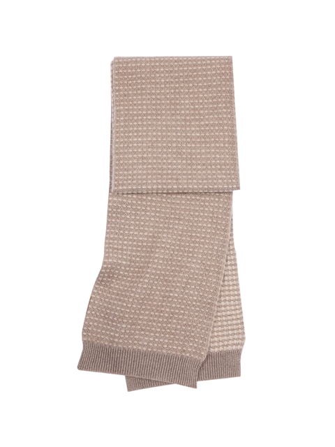 Cashmere Waffle Knit Scarf