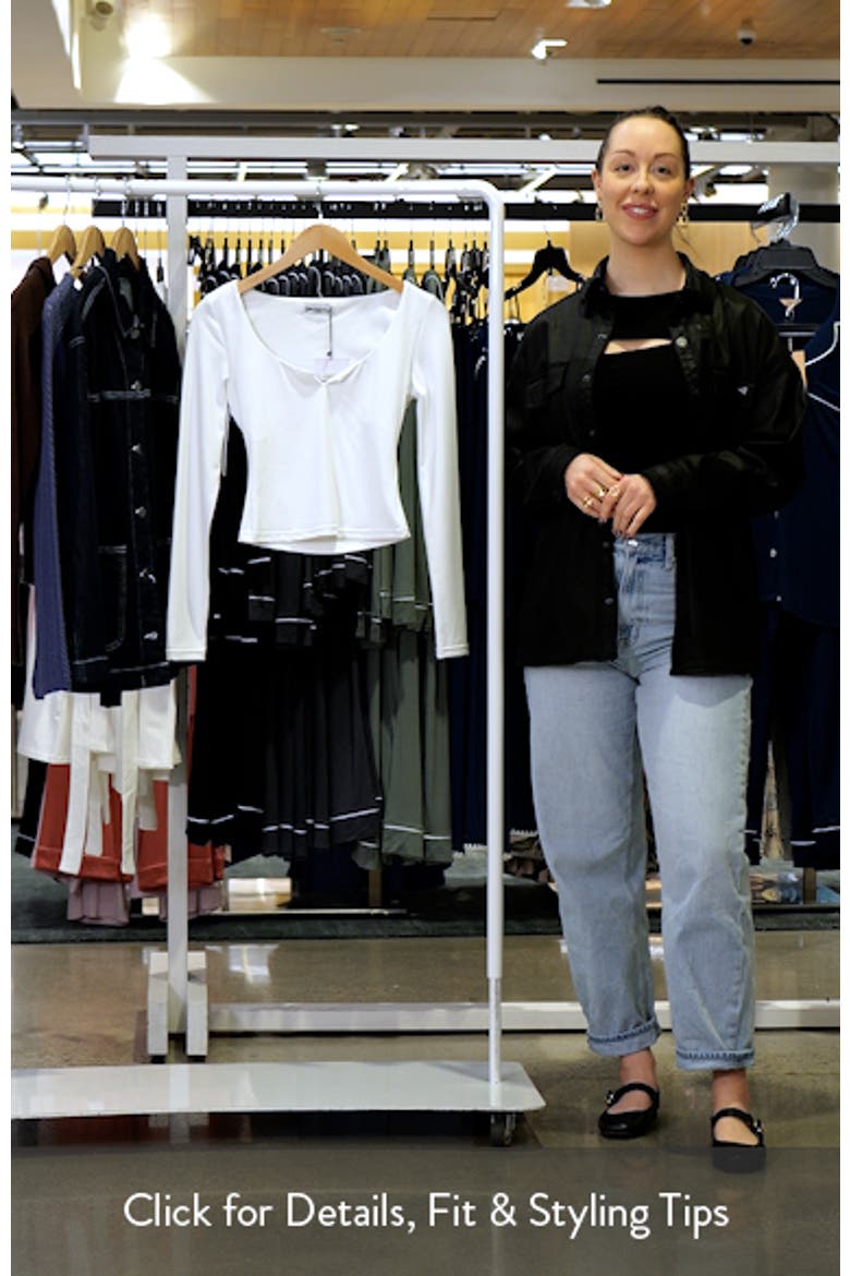 Evangelene Long Sleeve Crop Top video