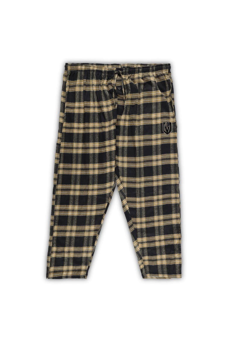 Men's Black/Gold Vegas Golden Knights Big & Tall T-Shirt & Pajama Pants Sleep Set, Alternate, color, Black