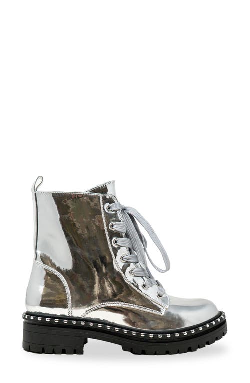 CHASE & CHLOE CHASE AND CHLOE MIRA STUDDED LUG COMBAT BOOT 