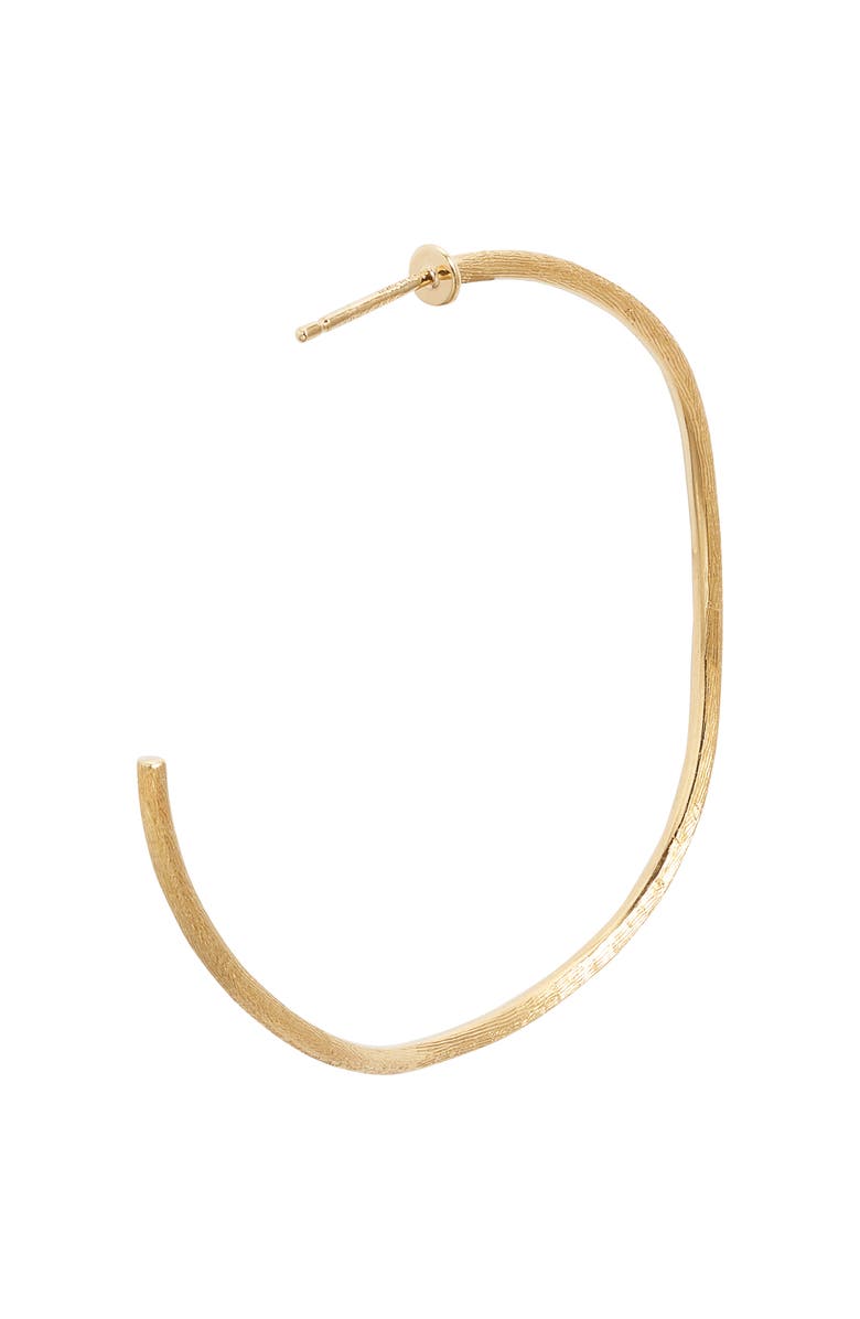 Marco Bicego Jaipur 18K Yellow Gold Medium Narrow Hoop Earrings, Alternate, color, 