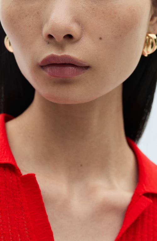 Mango Polo Rouge - Femme - L - In Red