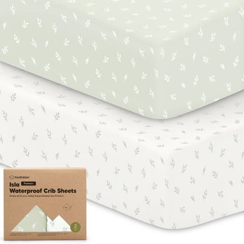 2-Pack Isla [Protect+] Waterproof Crib Sheets