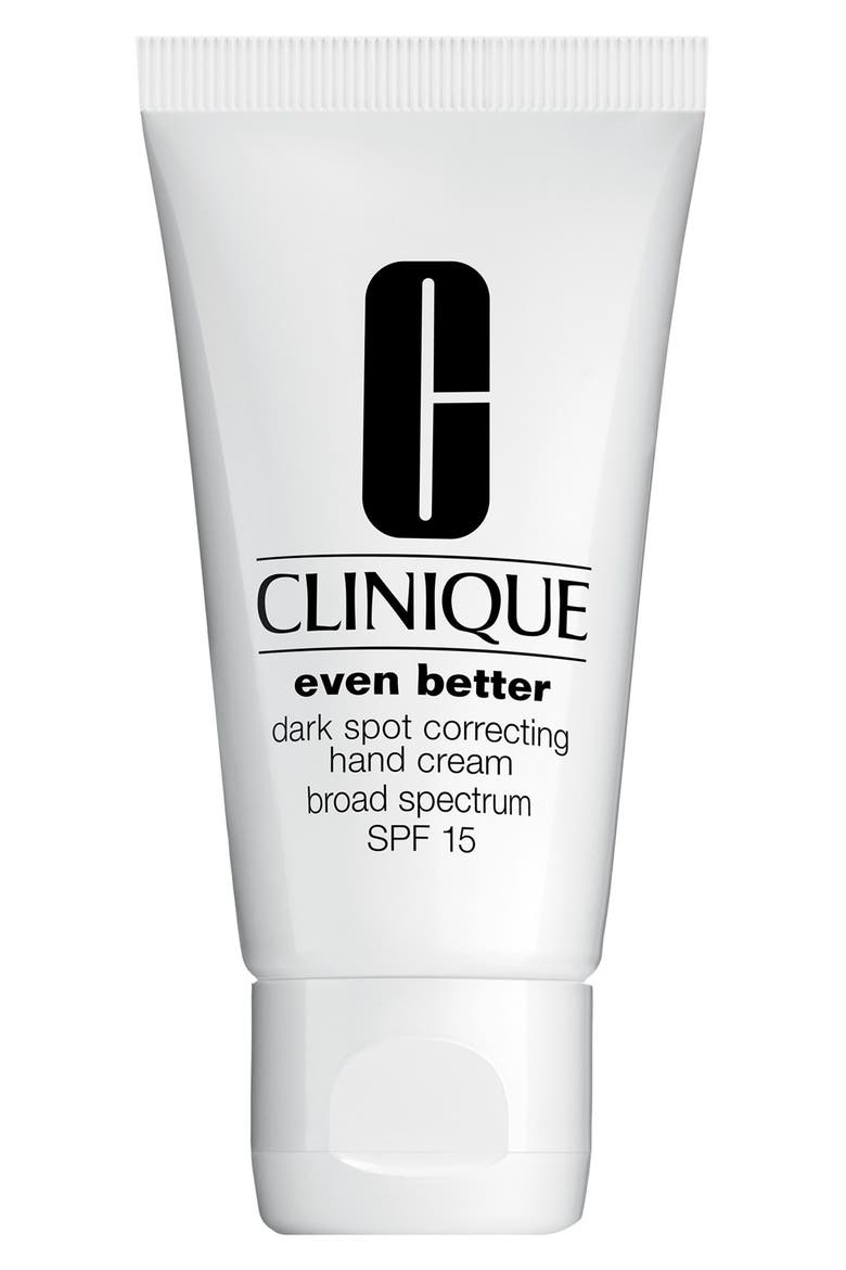 'Even Better' Dark Spot Correcting Hand Cream Broad Spectrum SPF 15, Main, color, NO COLOR
