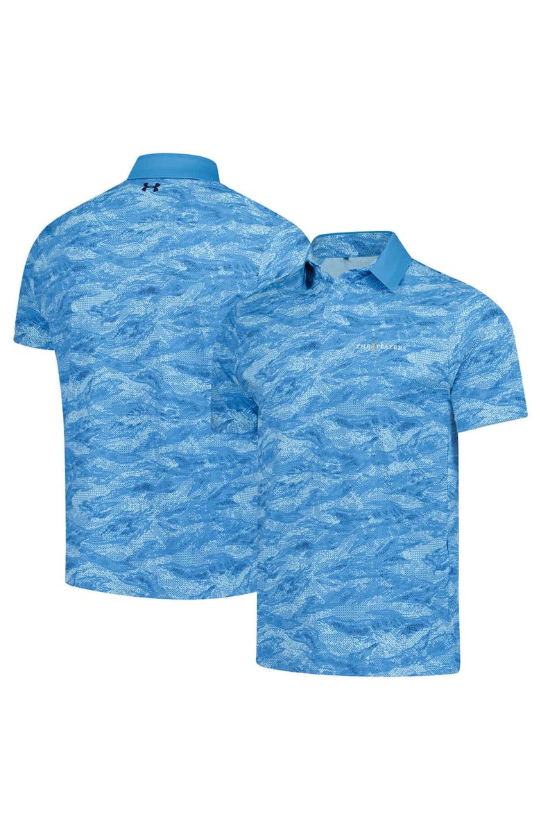 Under Armour Men's Under Armour  Blue THE PLAYERS Iso-Chill Drive Camo Polo, Main, color, Blue