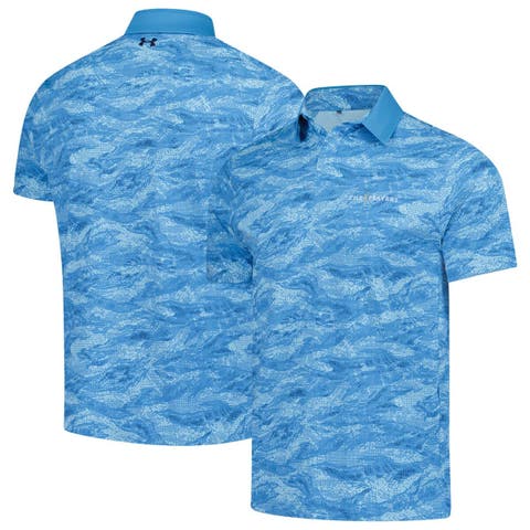 Men's Under Armour  Blue THE PLAYERS Iso-Chill Drive Camo Polo