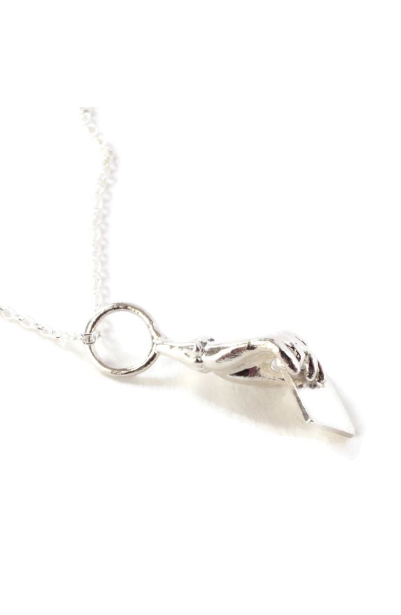 Linn Designs Sterling Love Letter Necklace, Alternate, color, Silver