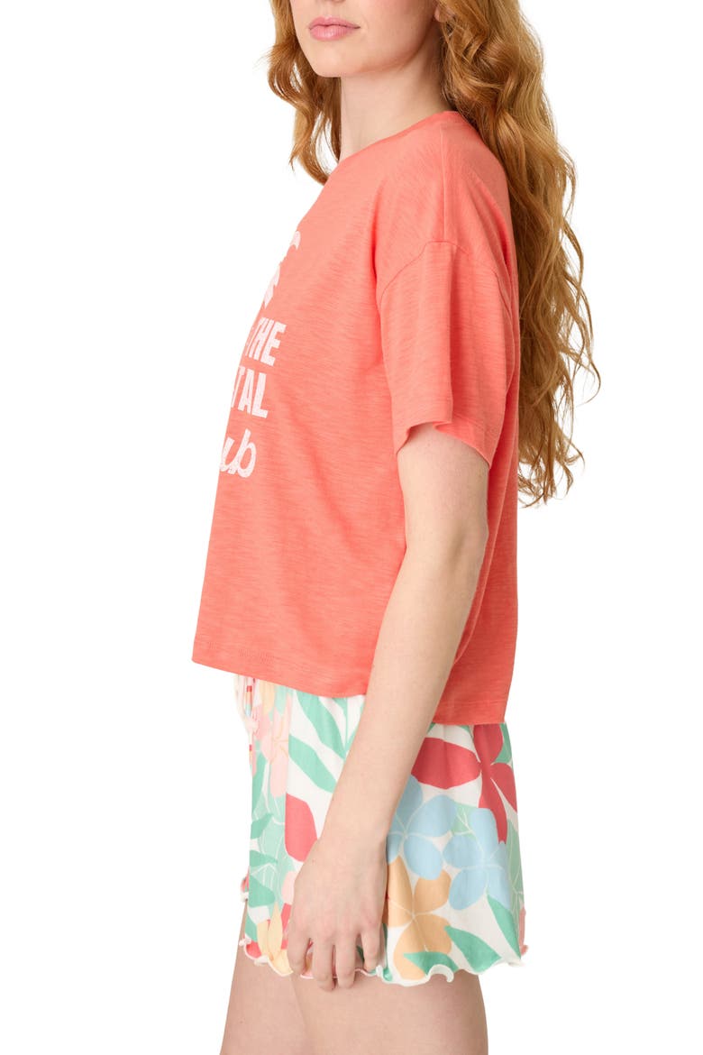Coastal Club Short Sleeve Graphic T-Shirt, Alternate, color, HOT CORAL