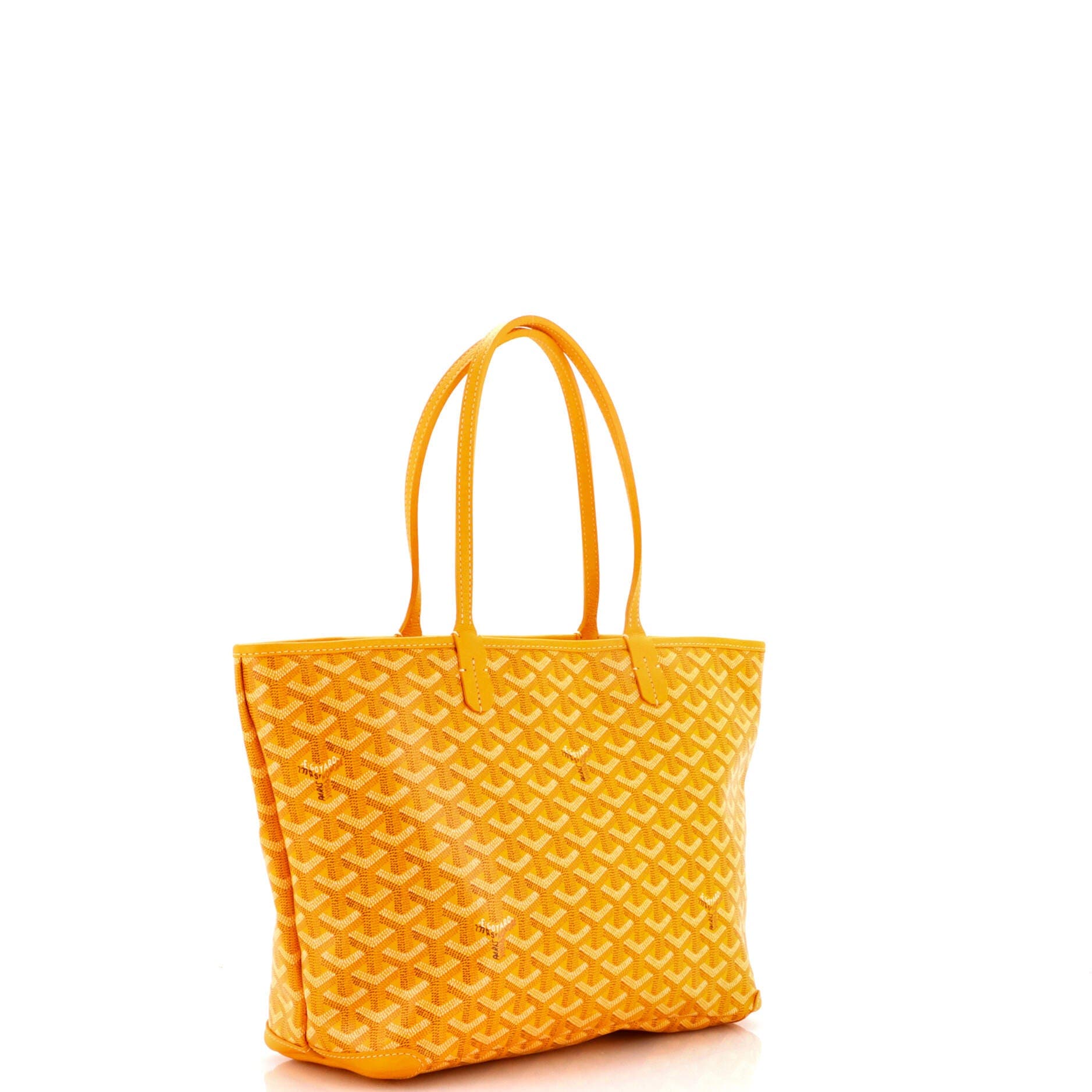 Pre-Owned Goyard Artois Tote Coated Canvas PM, Alternate, color, Yellow