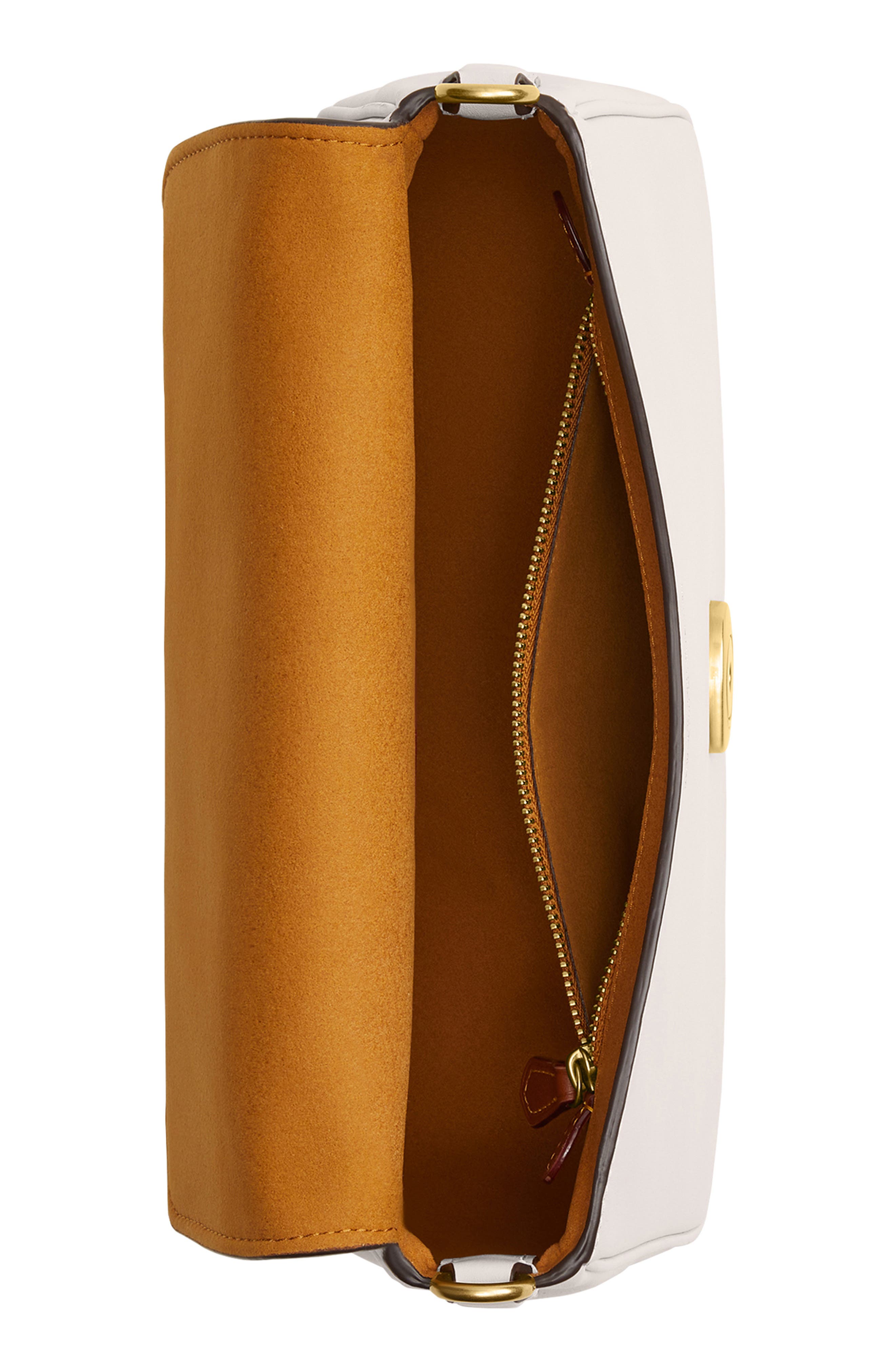 COACH Tabby Soft Leather Shoulder Bag, Alternate, color, B4/Chalk