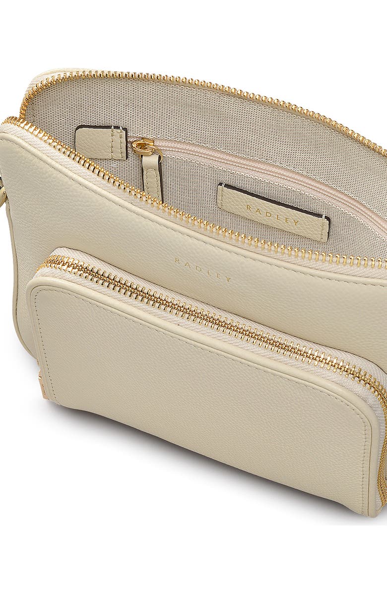 Radley Redford Close Small Ziptop Crossbody Bag, Alternate, color, Chalk
