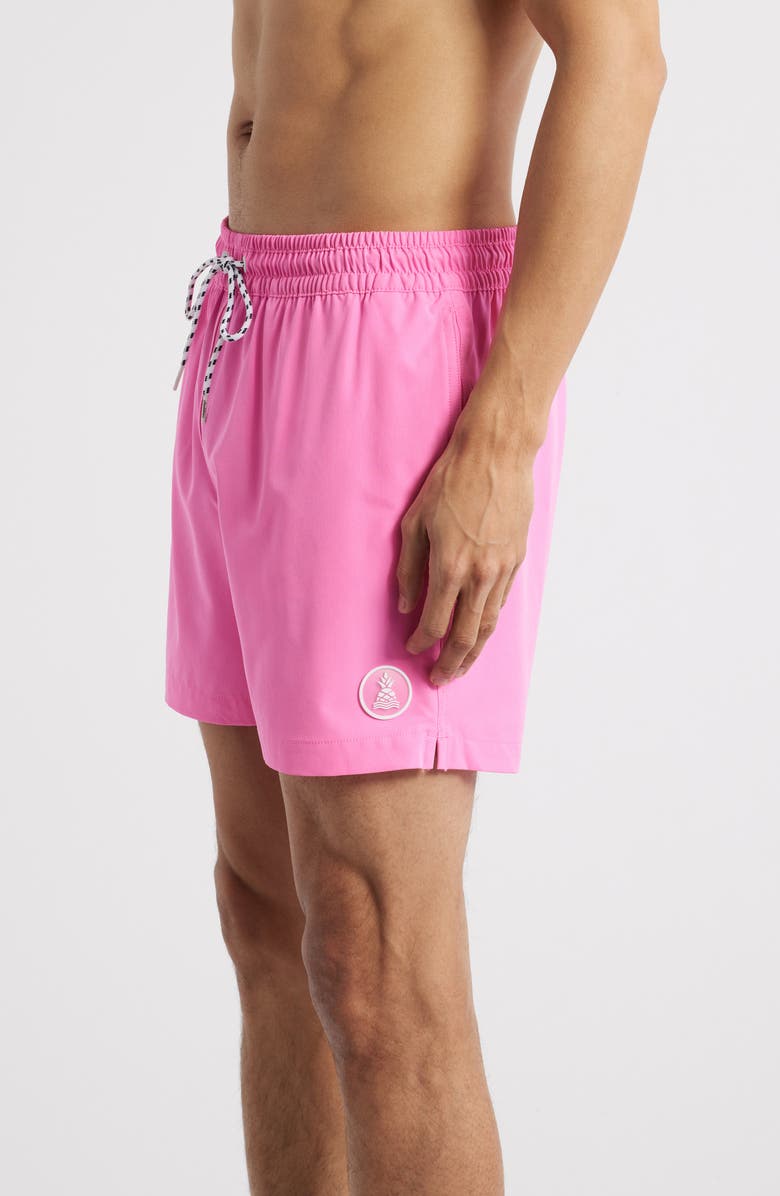 Chubbies Nacho Tacos Magic Hydrochromic Lined 5.5-Inch Swim Trunks, Alternate, color, Bright Pink
