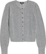 PAIGE Eudora Pointelle Knit Cashmere Cardigan