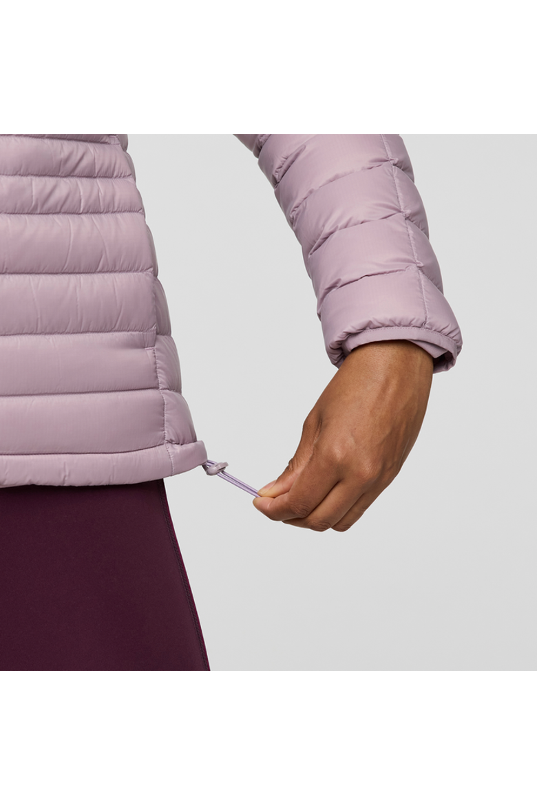 Fuego Down Jacket - Women's, Alternate, color, Quartz Stripes