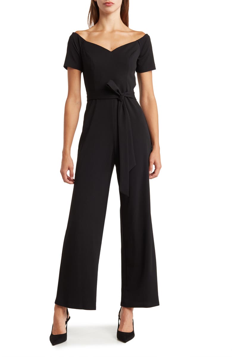 Marina Off the Shoulder Jumpsuit, Main, color, 