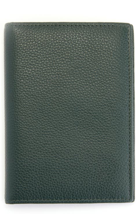 RFID Leather Passport Case