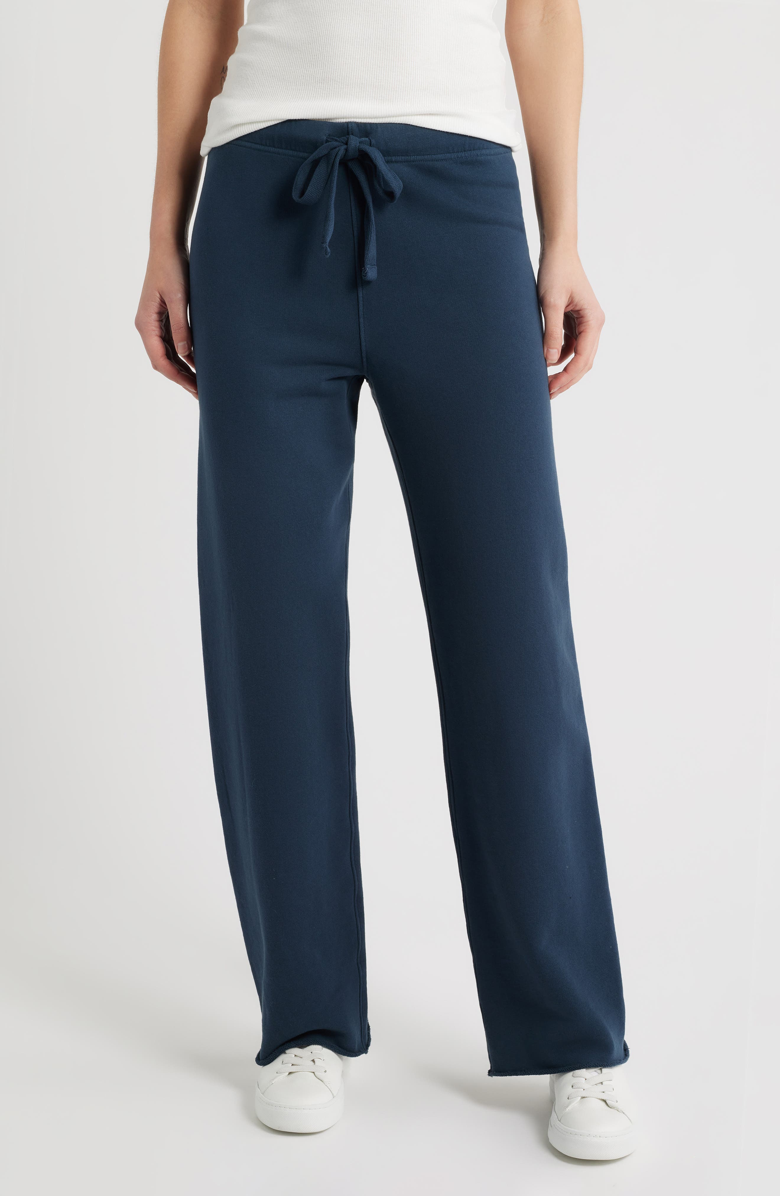 Catherine Raw Hem Cotton Sweatpants