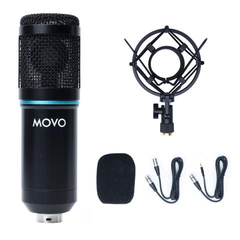 PC-M6 Universal Cardioid Condenser Podcast Microphone with XLR and 3.5mm