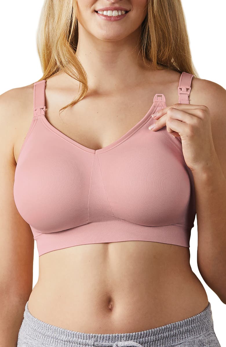 Bravado Designs Body Silk Seamless Maternity/Nursing Bra, Alternate, color, Dusted Peony