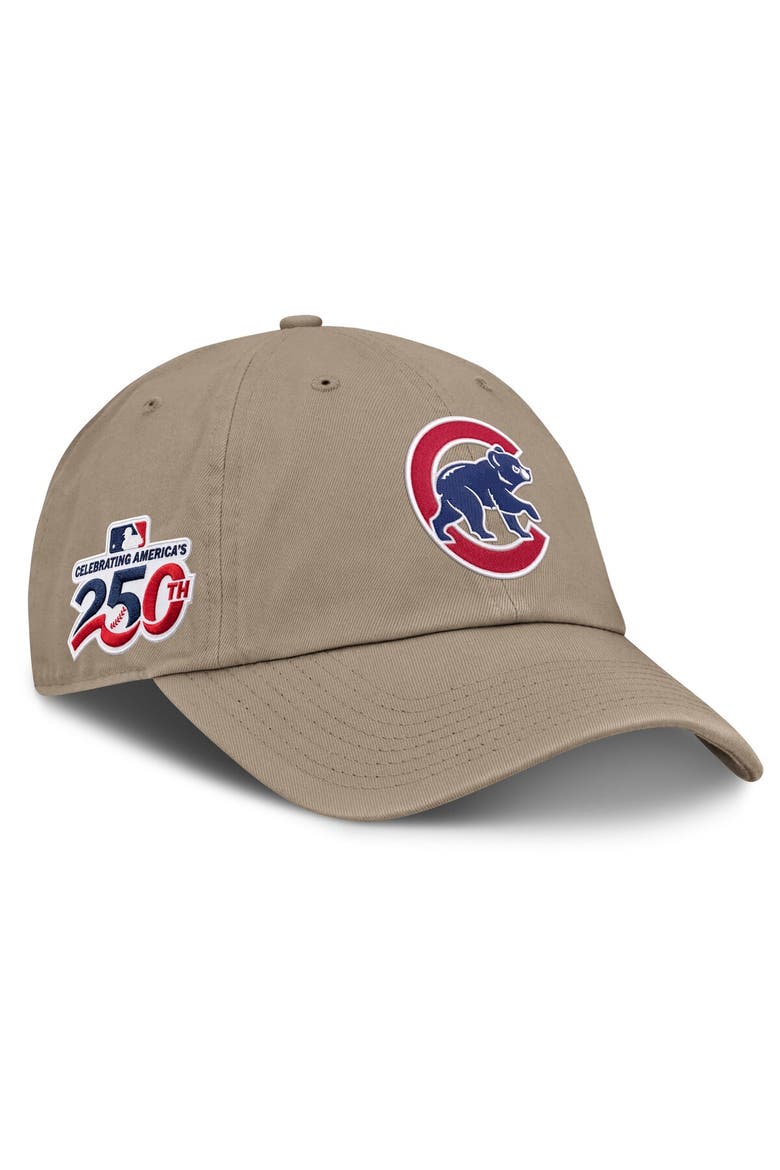 Men's Nike Khaki Chicago Cubs Celebrating America's 250th Club Adjustable Hat, Main, color, Khaki