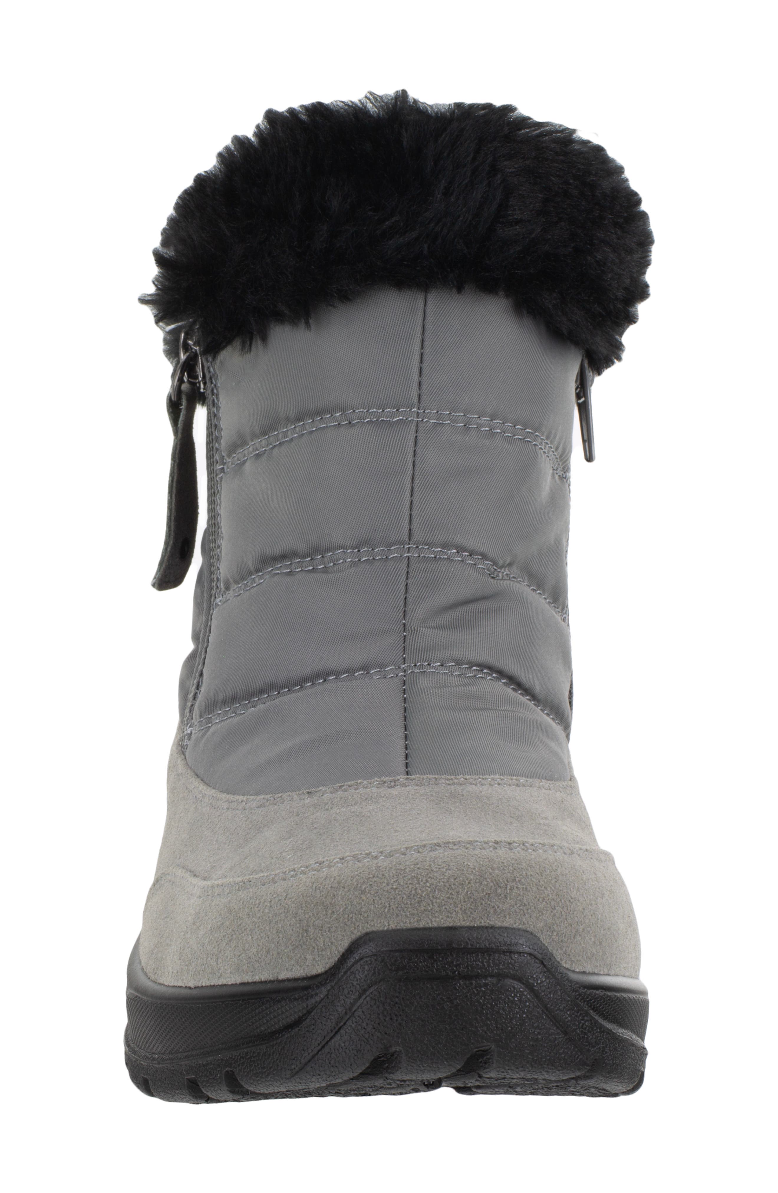 Frosty Faux Fur Boot, Alternate, color, GREY