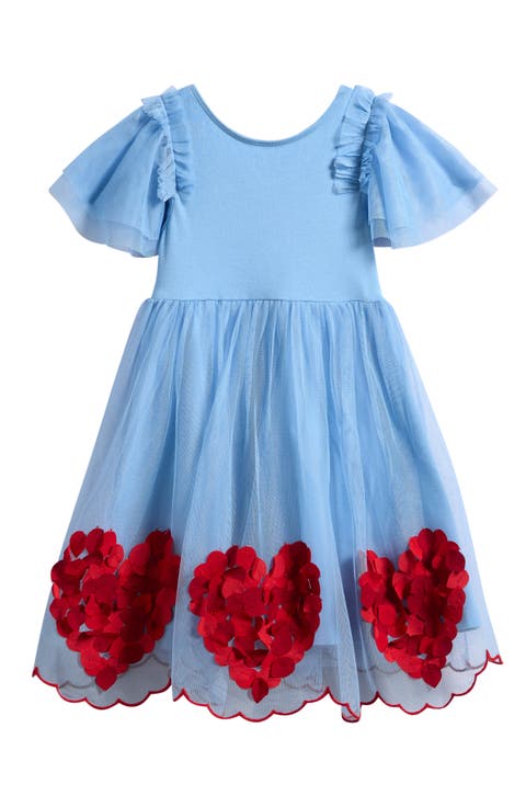 Short Sleeve Tulle Dress