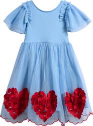 Mini Boden Short Sleeve Tulle Dress
