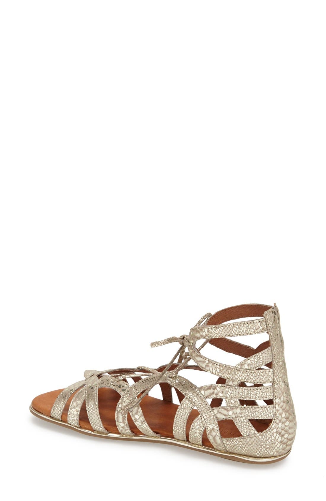 by Kenneth Cole 'Break My Heart 3' Cage Sandal, Alternate, color, GOLD