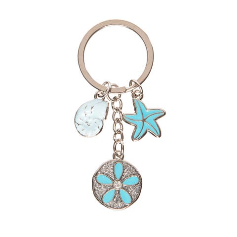 Sand Dollar Keychain