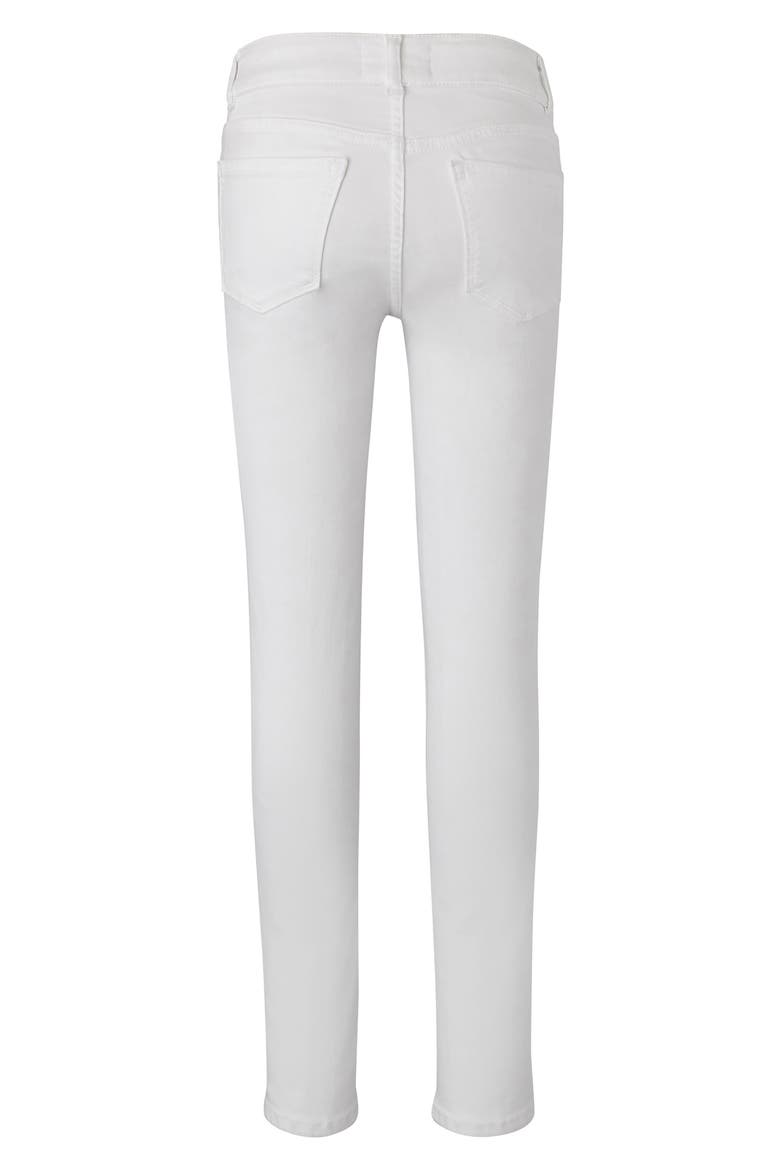Kids' Chloe Skinny Jeans, Alternate, color, SNOW