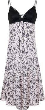 PCFG The Party Edit Asymmetric Satin Dress