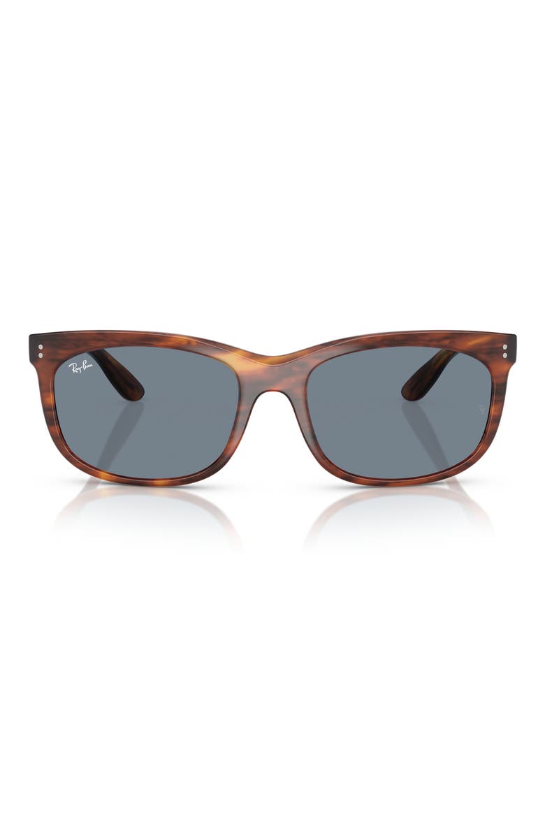 60mm Pillow Sunglasses, Main, color, STRIPED HAVANA