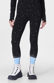 Sweaty Betty Snowflake Jacquard Base Layer Leggings