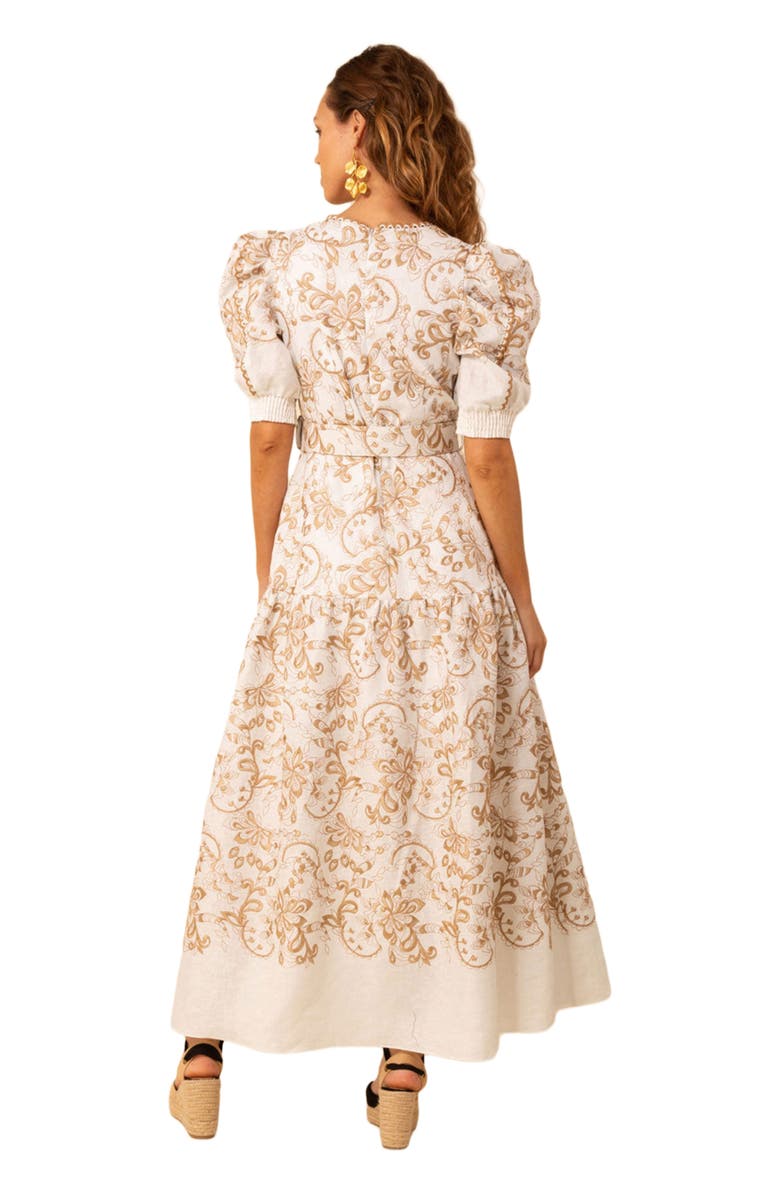 Hale Bob Myla Embroidered Maxi Dress, Alternate, color, 