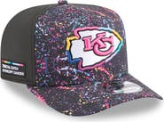 New Era Men's New Era Black Kansas City Chiefs 2025 NFL Crucial Catch A-Frame 9FIFTY Snapback Hat