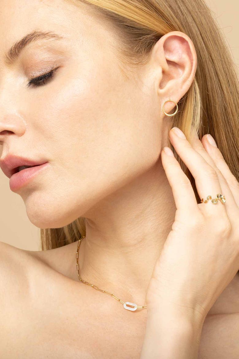 14K Yellow Gold The Archie Studs, Alternate, color, Yellow Gold