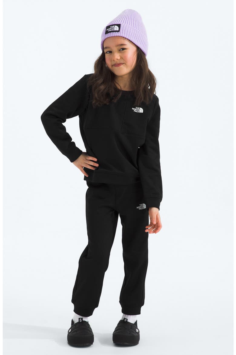Kids' Performance Fleece Top & Leggings Set, Alternate, color, TNF BLACK