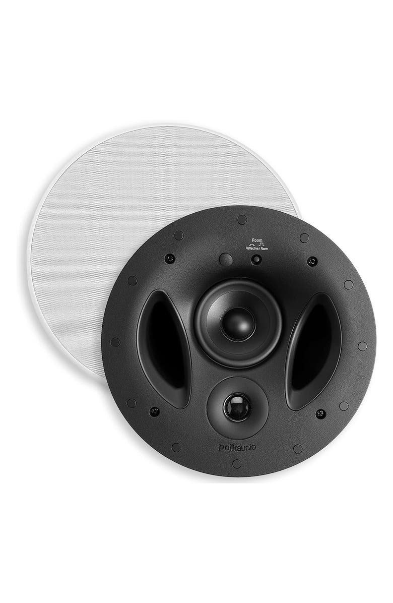 Polk Audio 90-RT Vanishing 9" In-Ceiling 3-Way Speaker - Each, Main, color, White