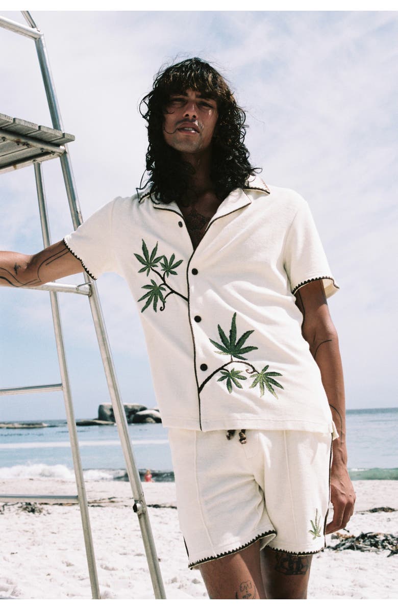 Tombolo 'Cabannabis' Cabana, Alternate, color, Ivory