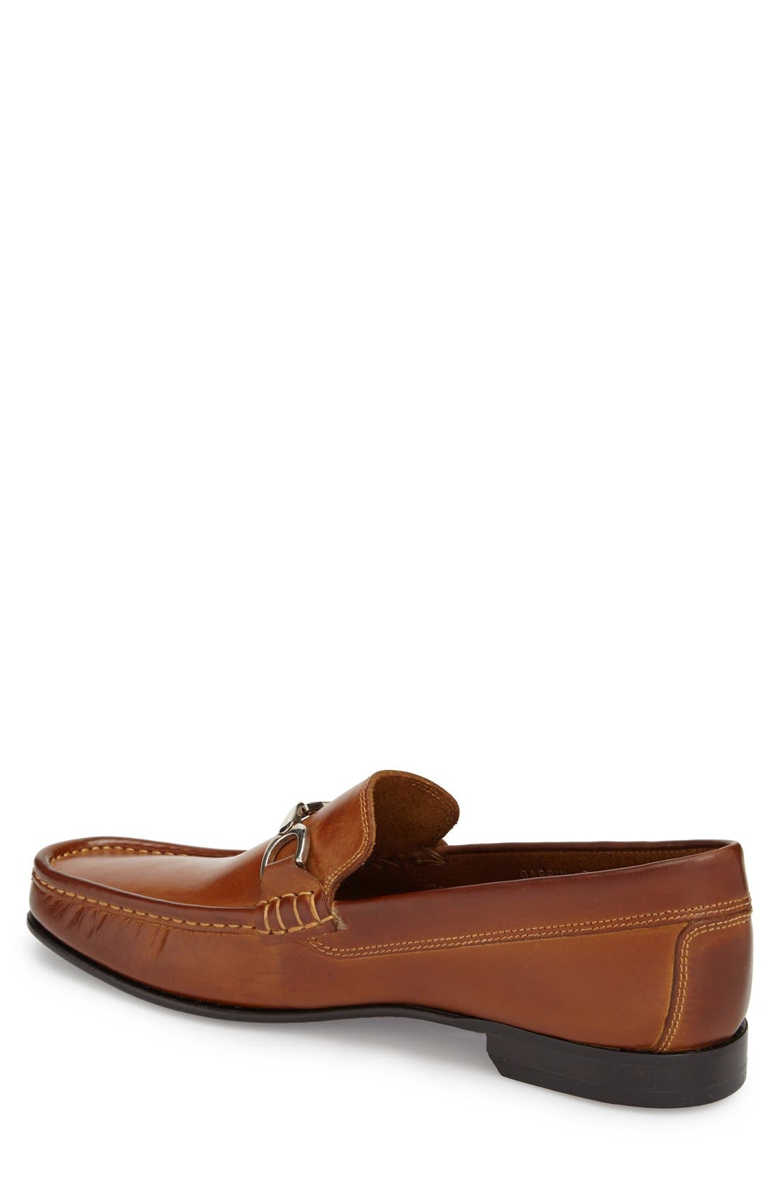 Darrin Bit Loafer, Alternate, color, SADDLE CALFSKIN LEATHER